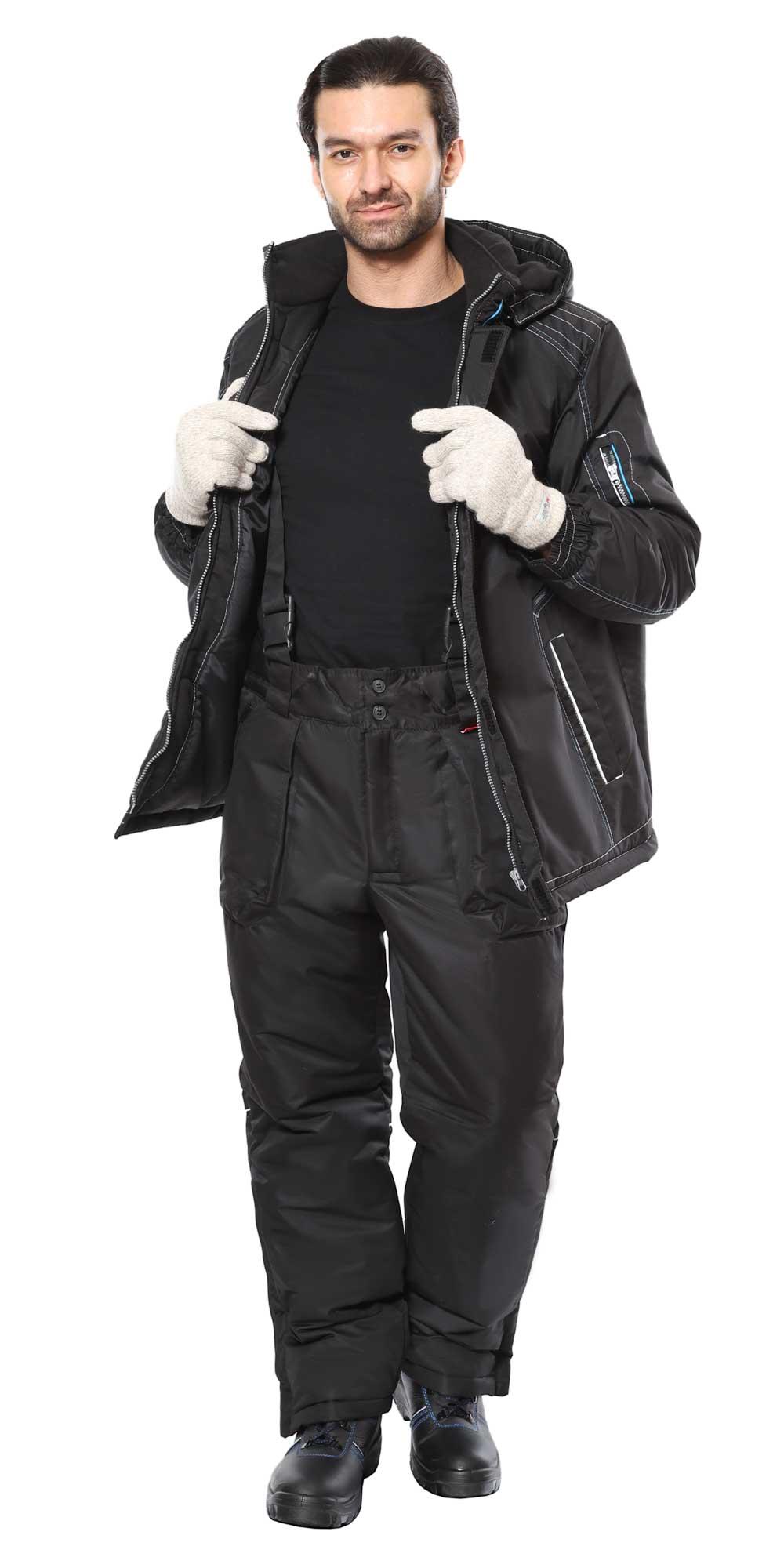 Sirius-Alex winter suit jacket and trousers, black WHOLESALE