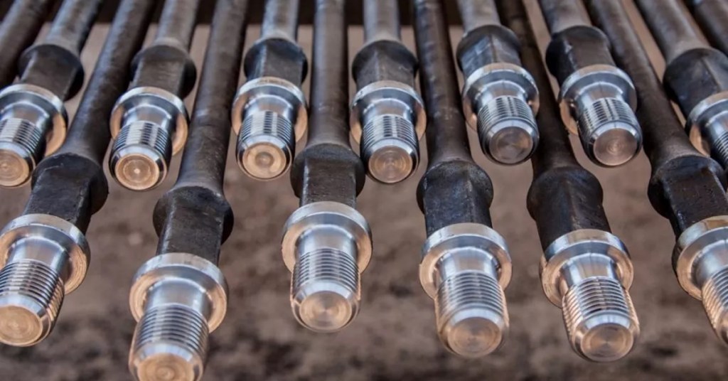 Pumping rods and couplings to them.