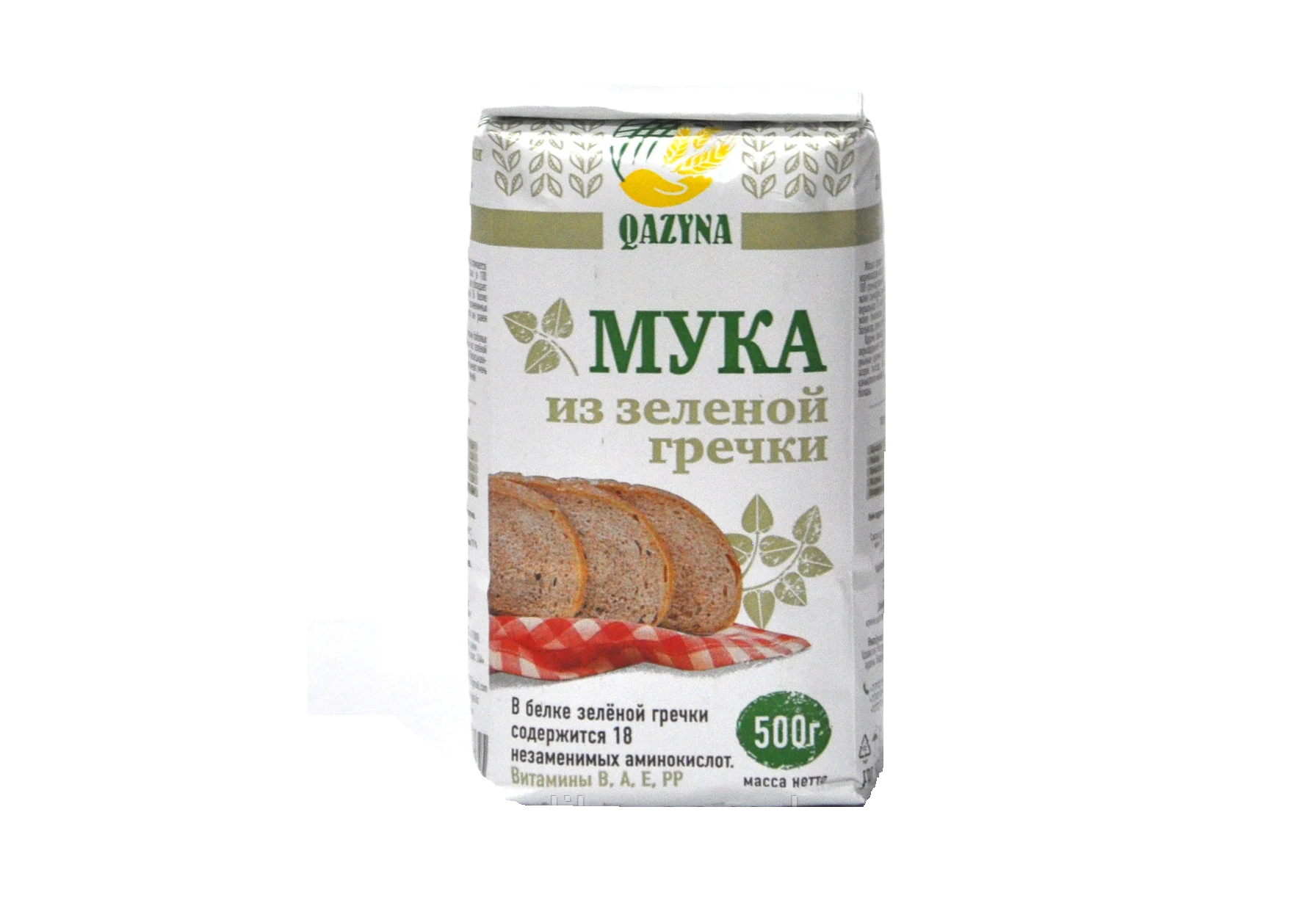 Мука из зеленой гречки Qazyna