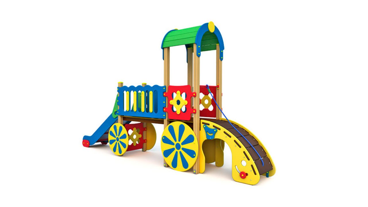 Children's play complex "Paravozik"