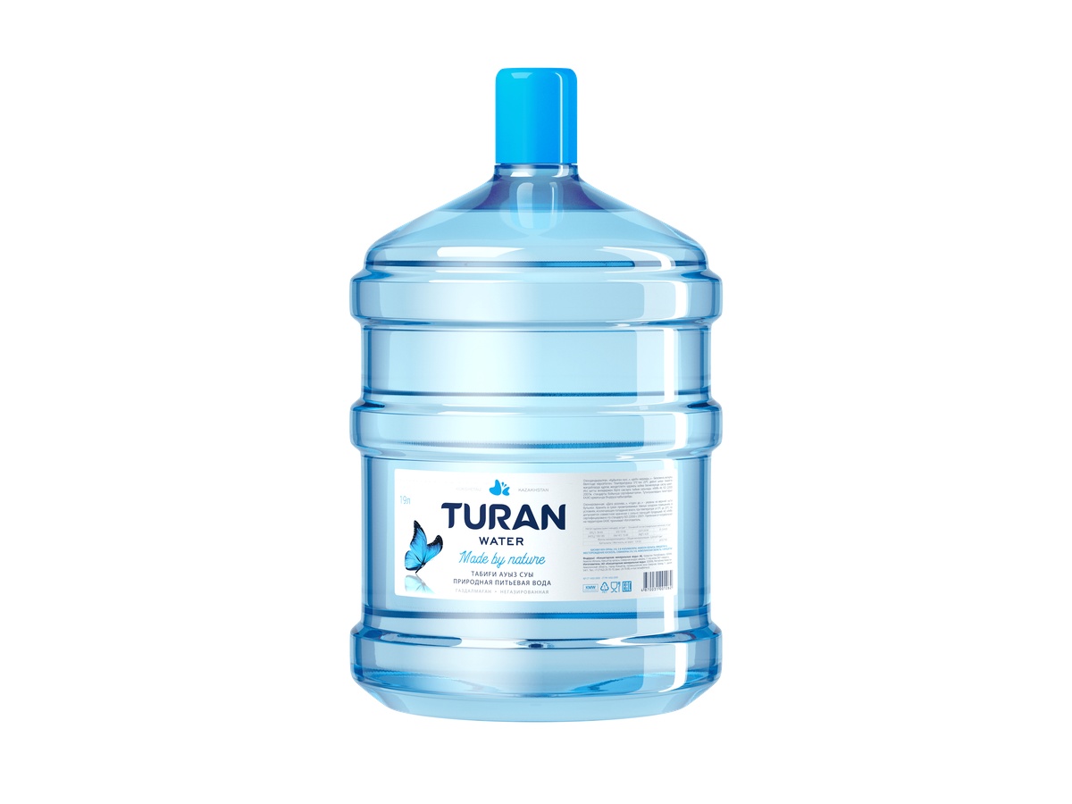 TURAN natural still drinking water in a PС bottle, volume 19,0 L.