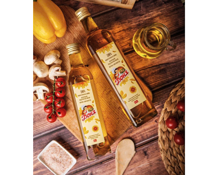 Unrefined sunflower oil "Donya"