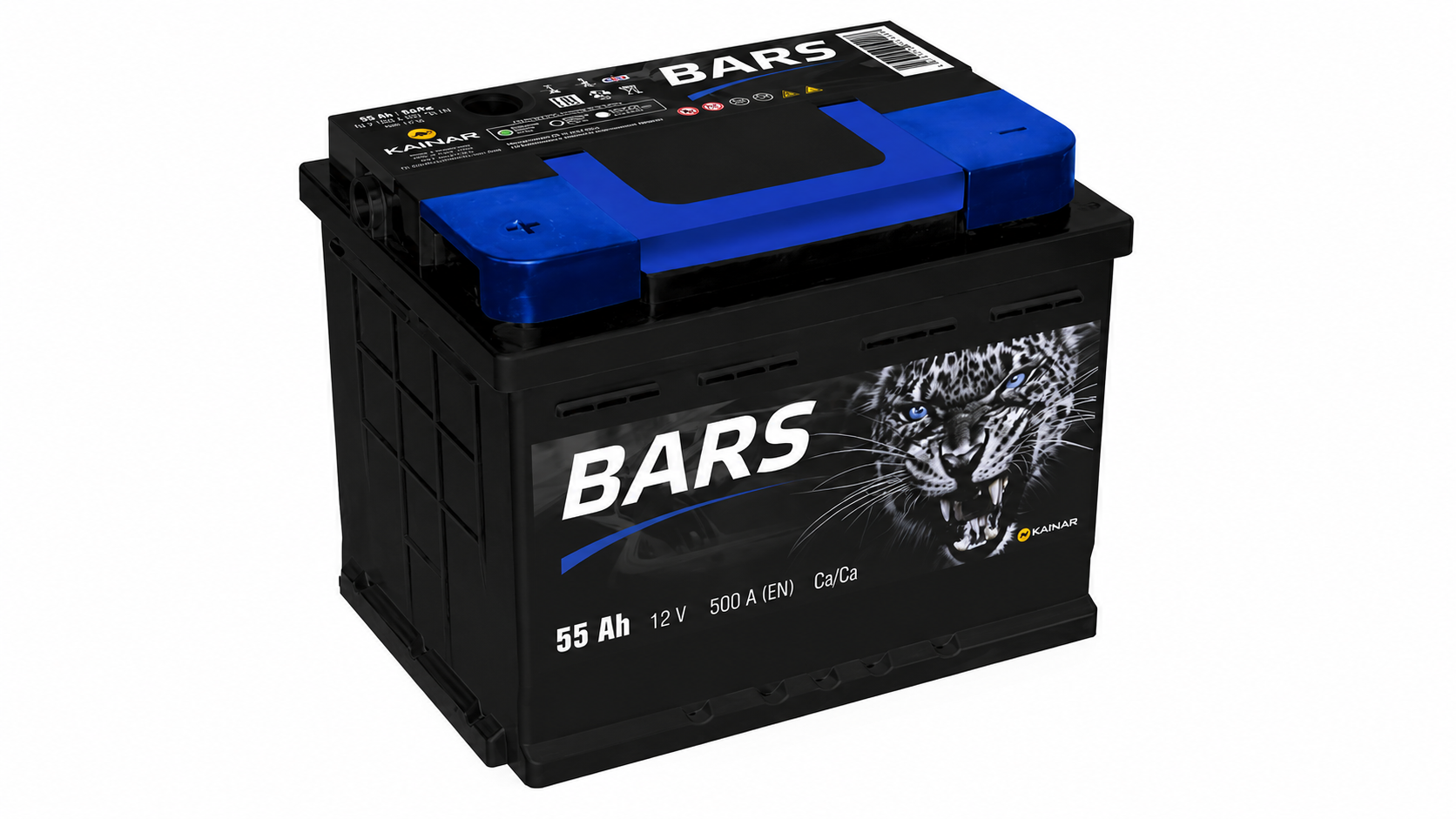 BARS Automotive Battery 55 Ah 12V 500A