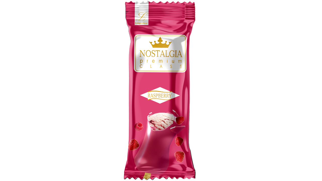 Premium “Nostalgia” Raspberry Ice Cream