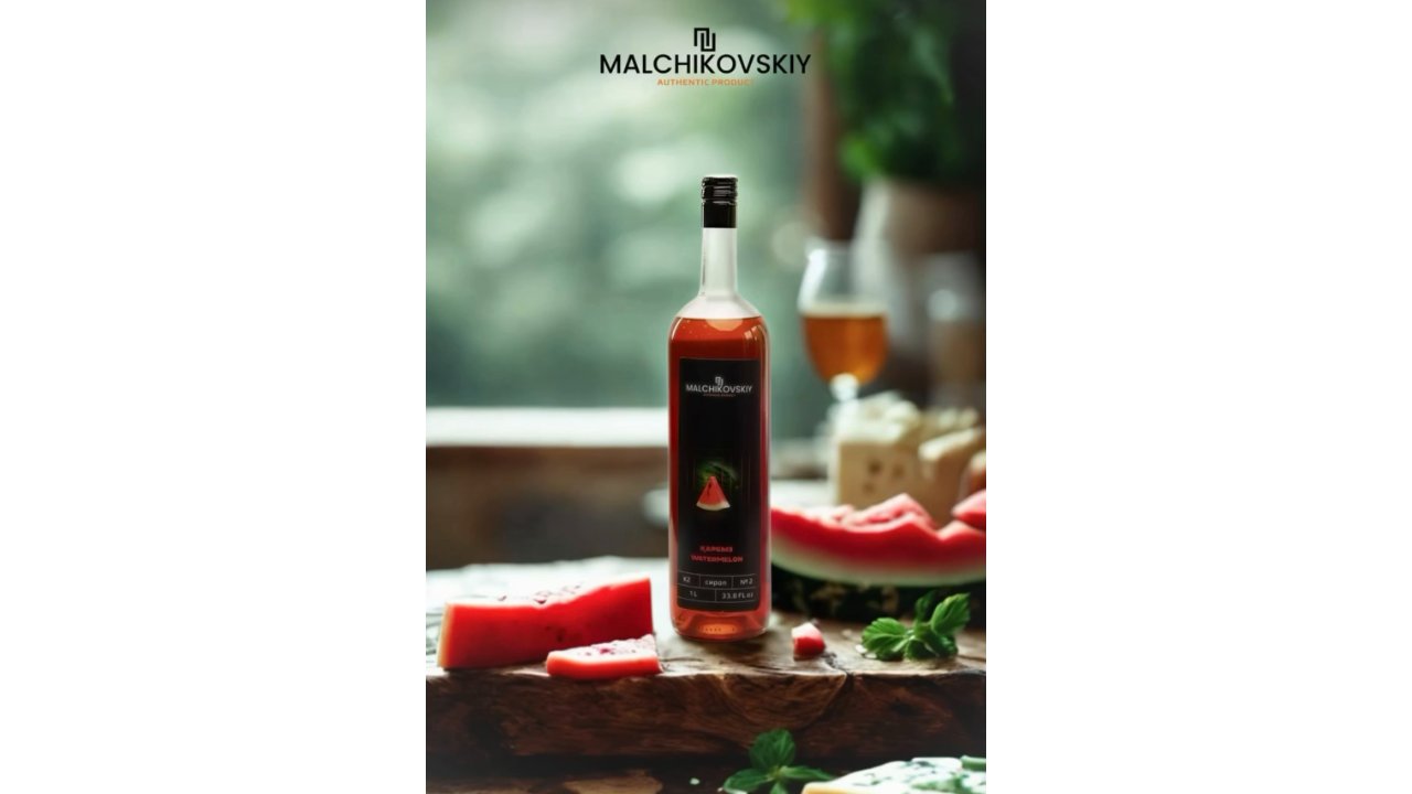 MALCHIKOVSKIY Watermelon Flavored Syrup