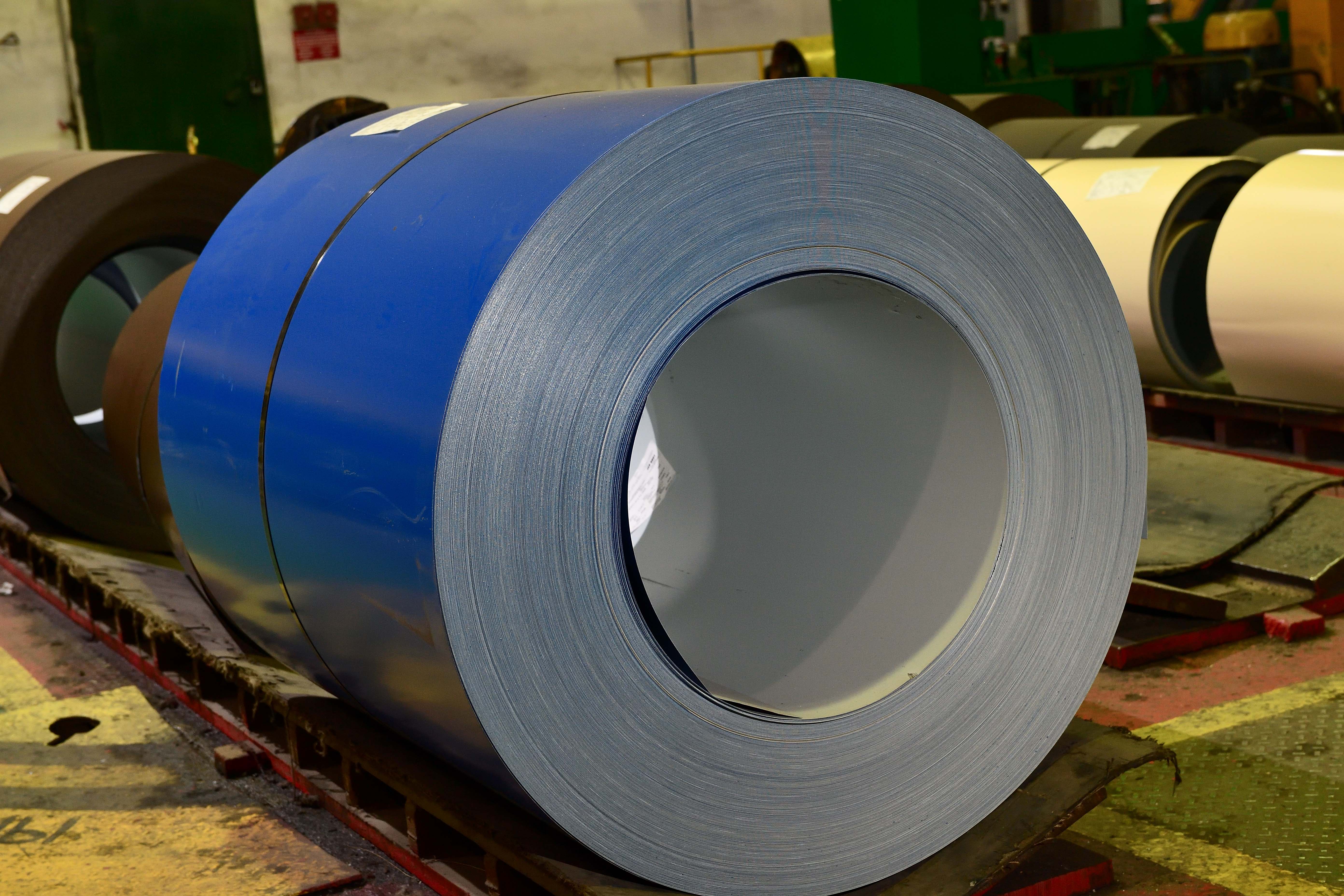 Galvanized products polymer coated