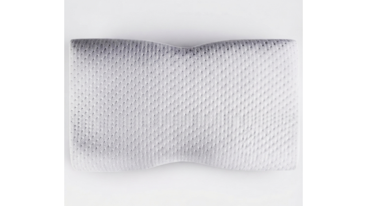Memory foam orthopedic pillow