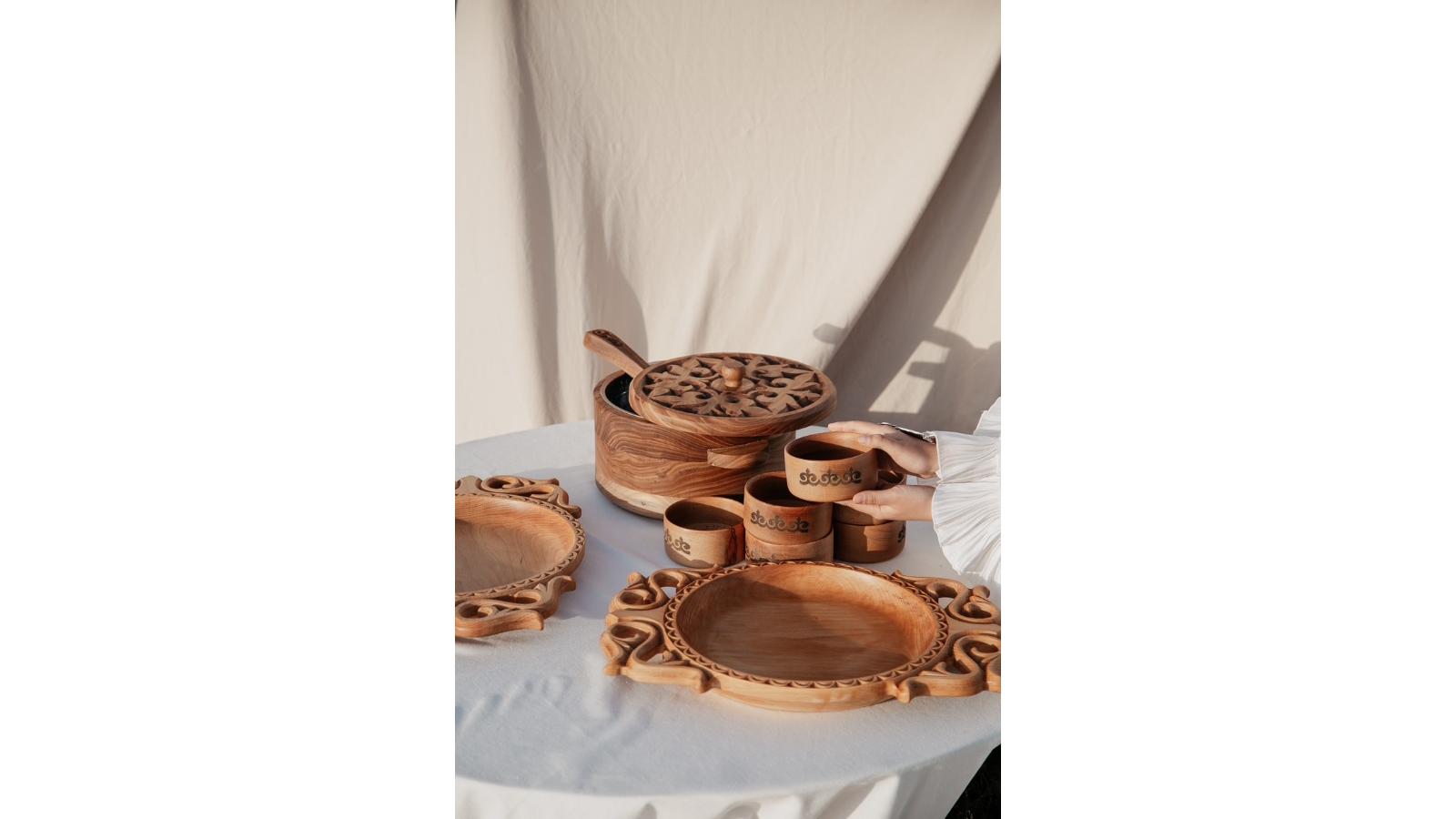 Set of wood