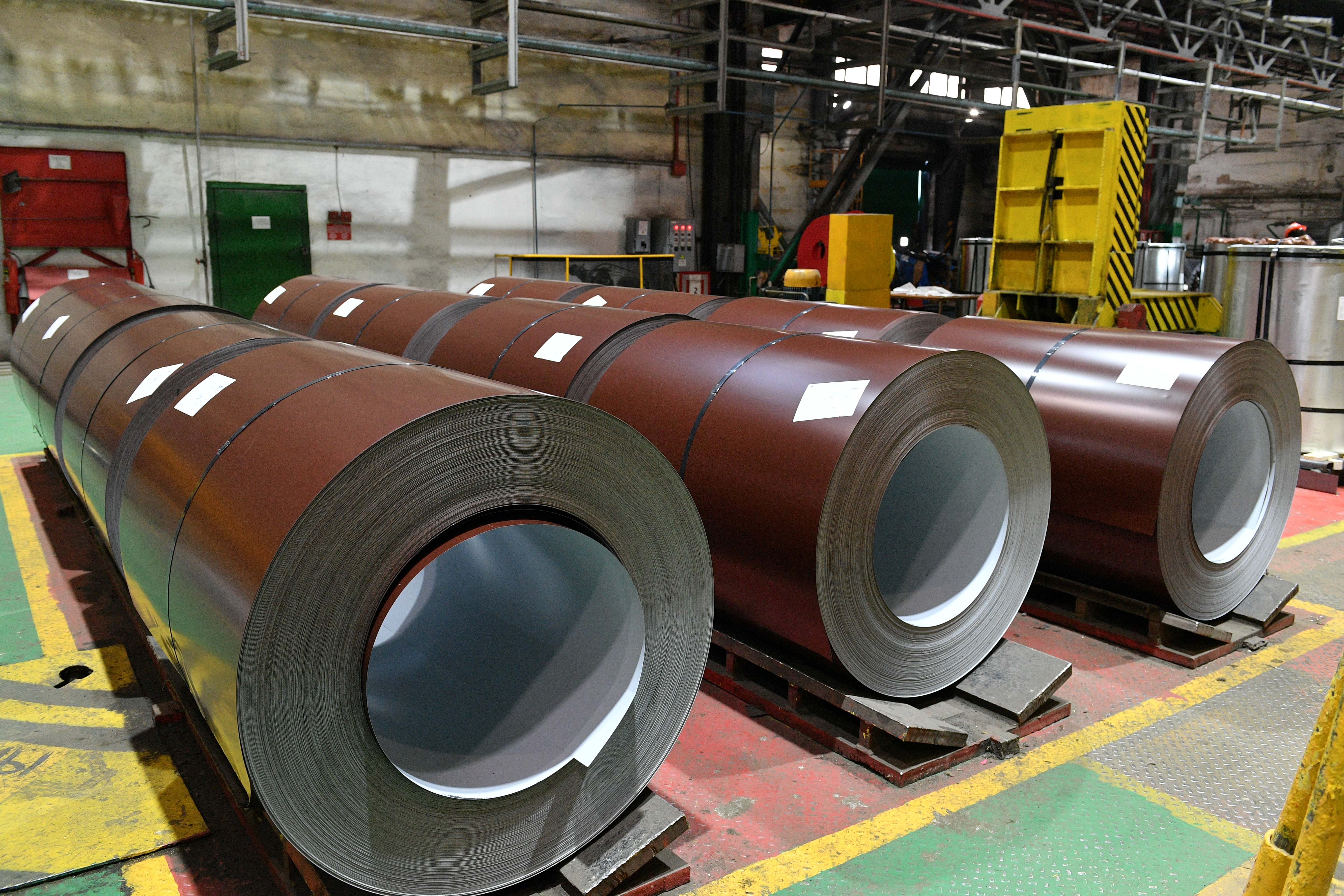 Galvanized products polymer coated