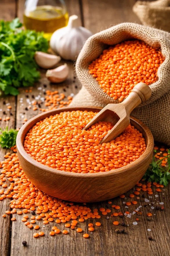 Red lentils