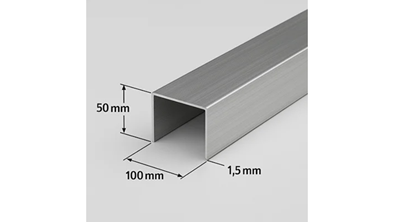 Bent Channel (U-shaped profile)