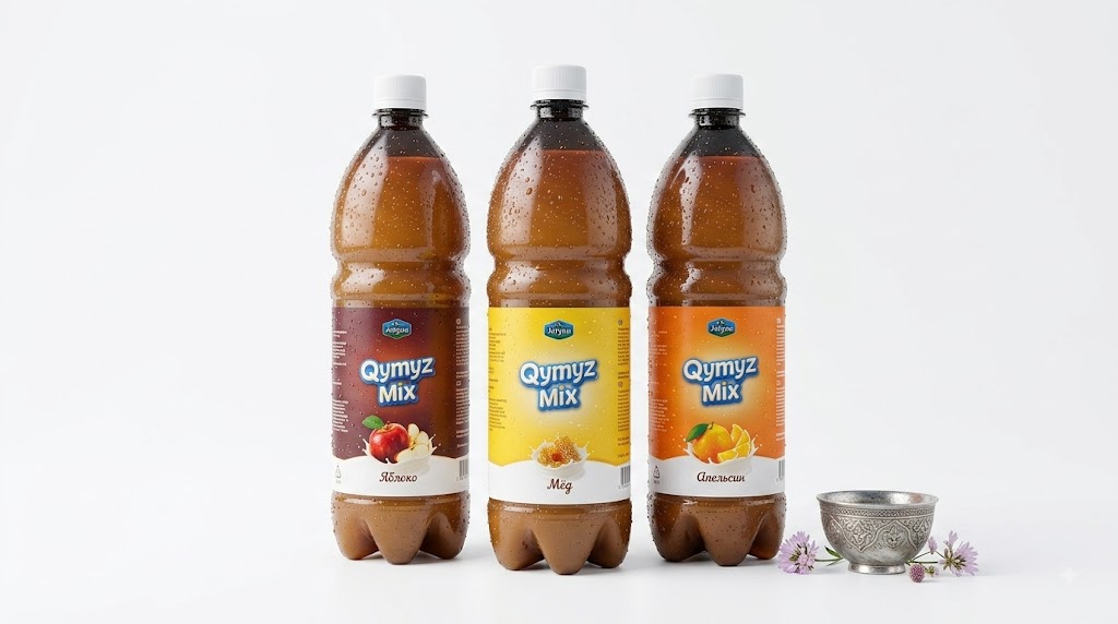 Qymyz Mix — Kumis with Orange, Apple and Honey Flavors