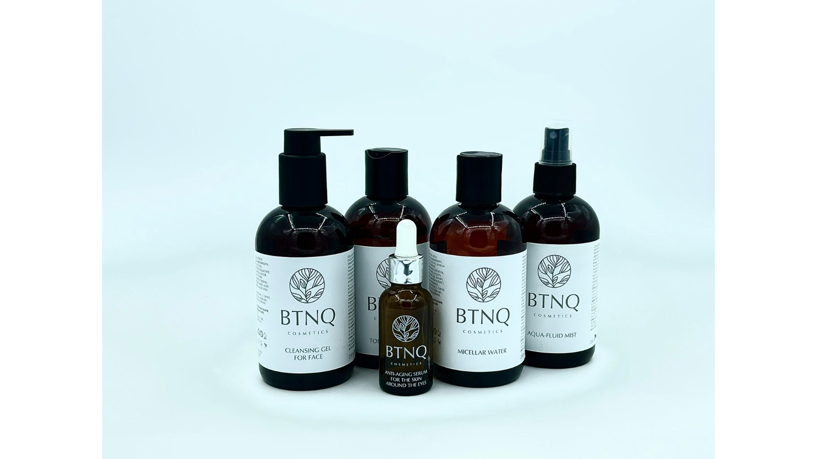 Eco-friendly detergents, household cleaning products, and natural cosmetics