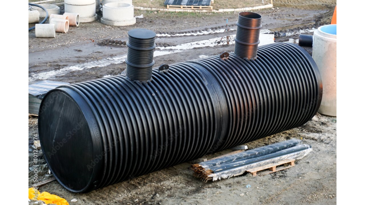 Horizontal Cylindrical Plastic Tank