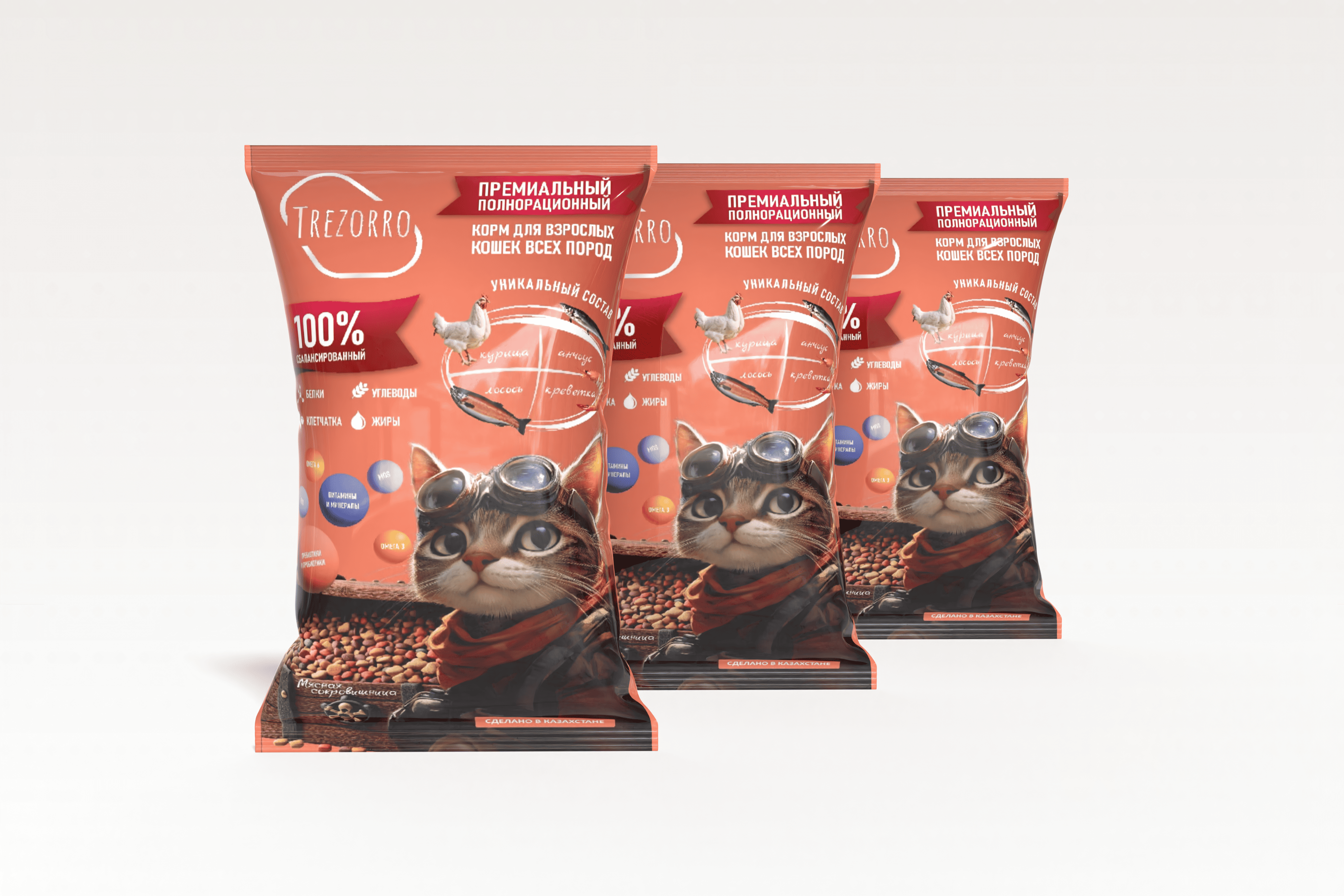 Premium Cat Feed TREZORRO