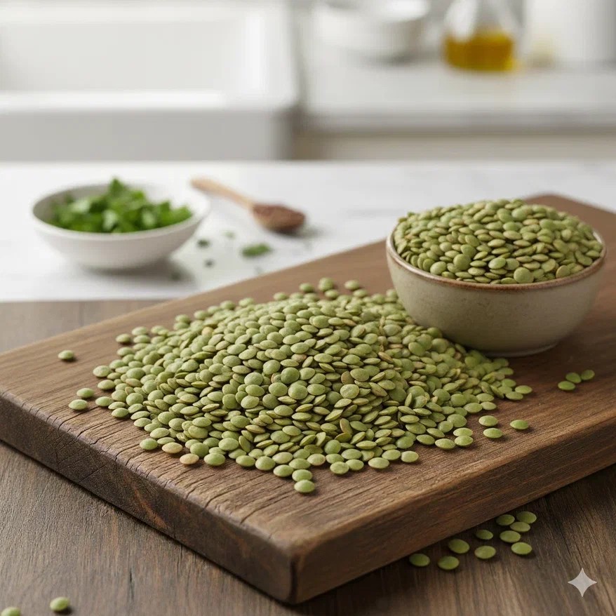 Green lentils