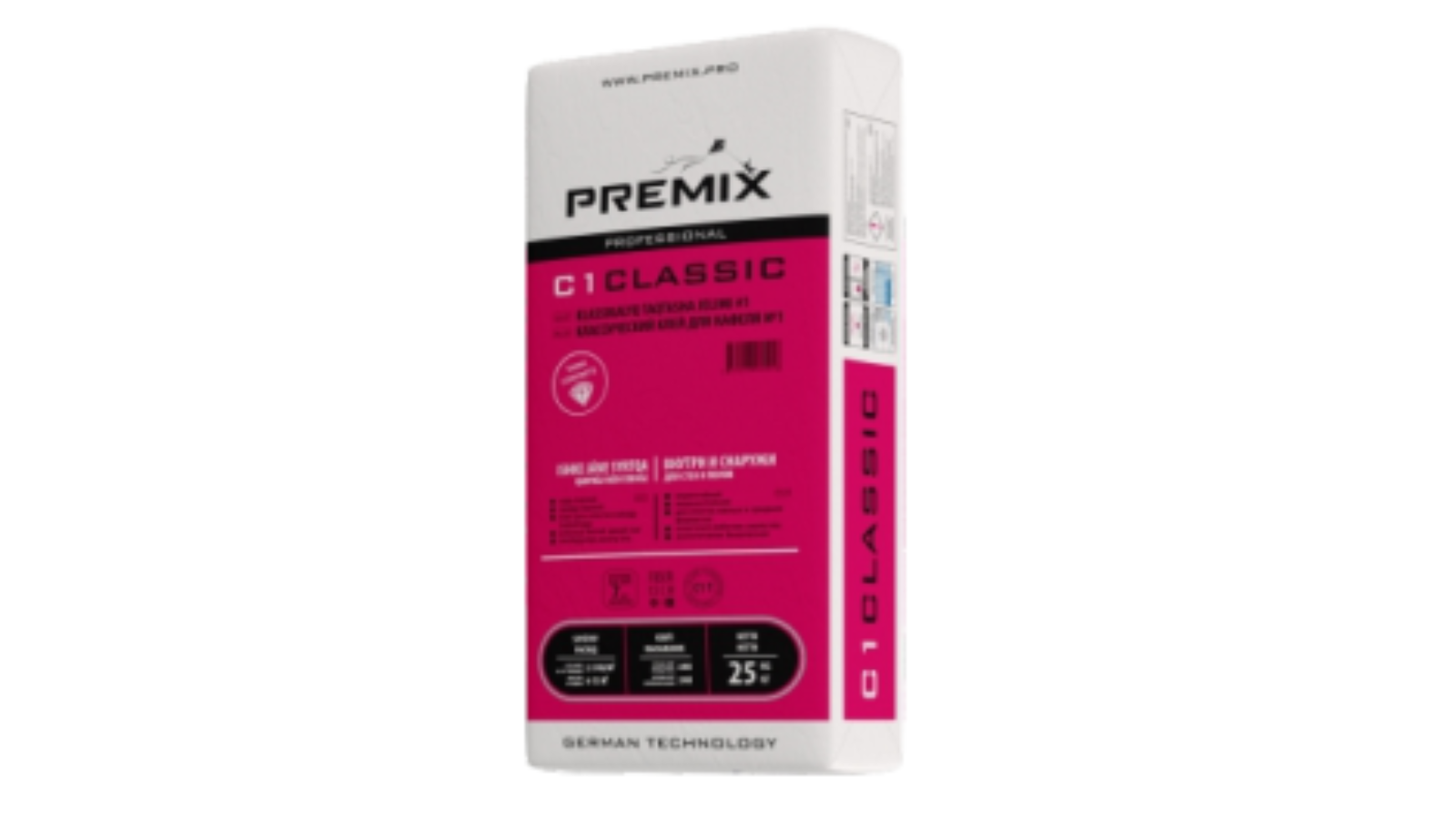 Клей для кафеля PREMIX C1 CLASSIC