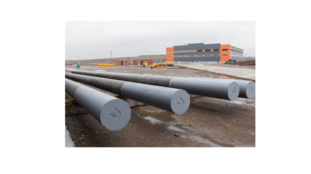 Conical reinforced concrete pillars
