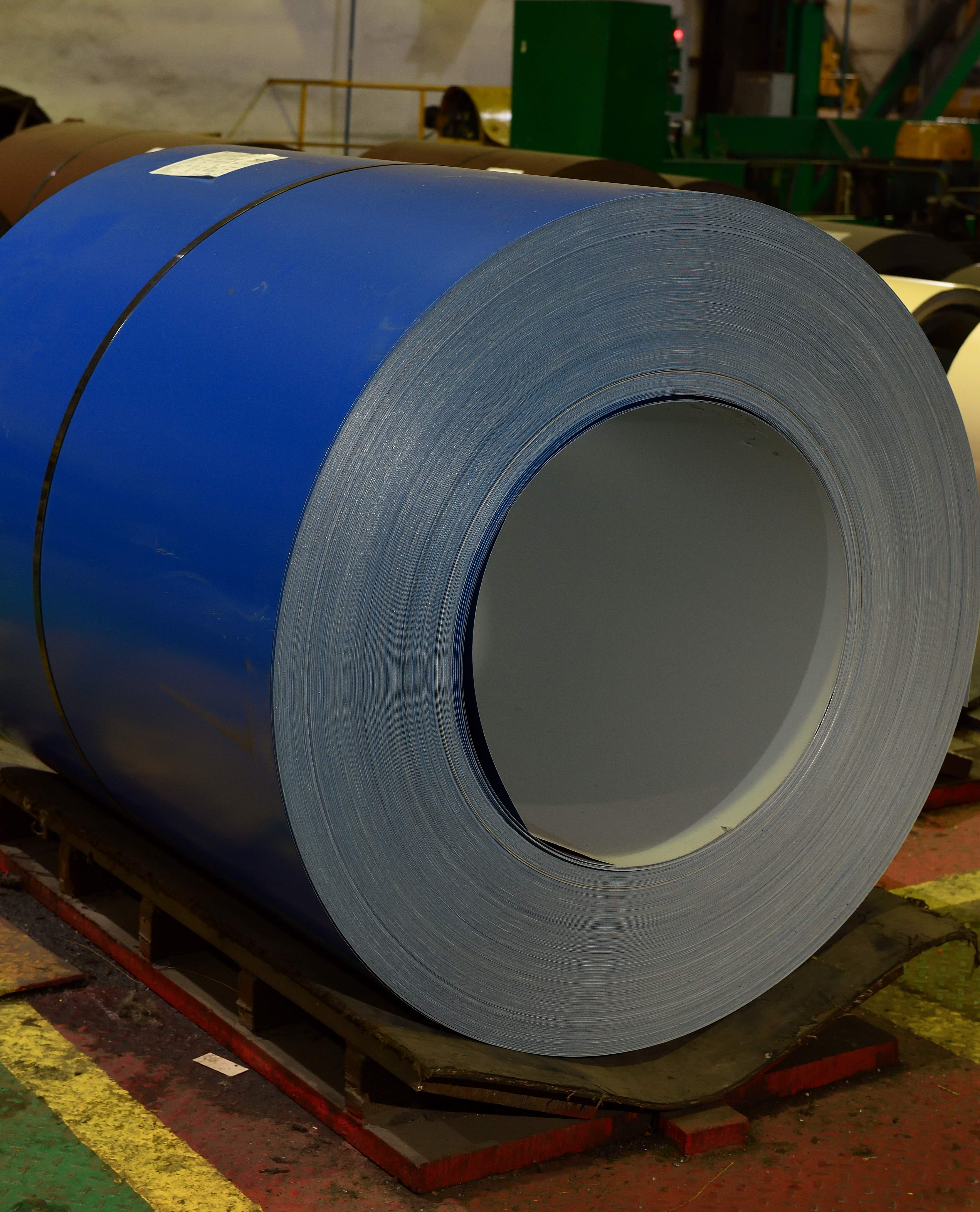 Galvanized products polymer coated