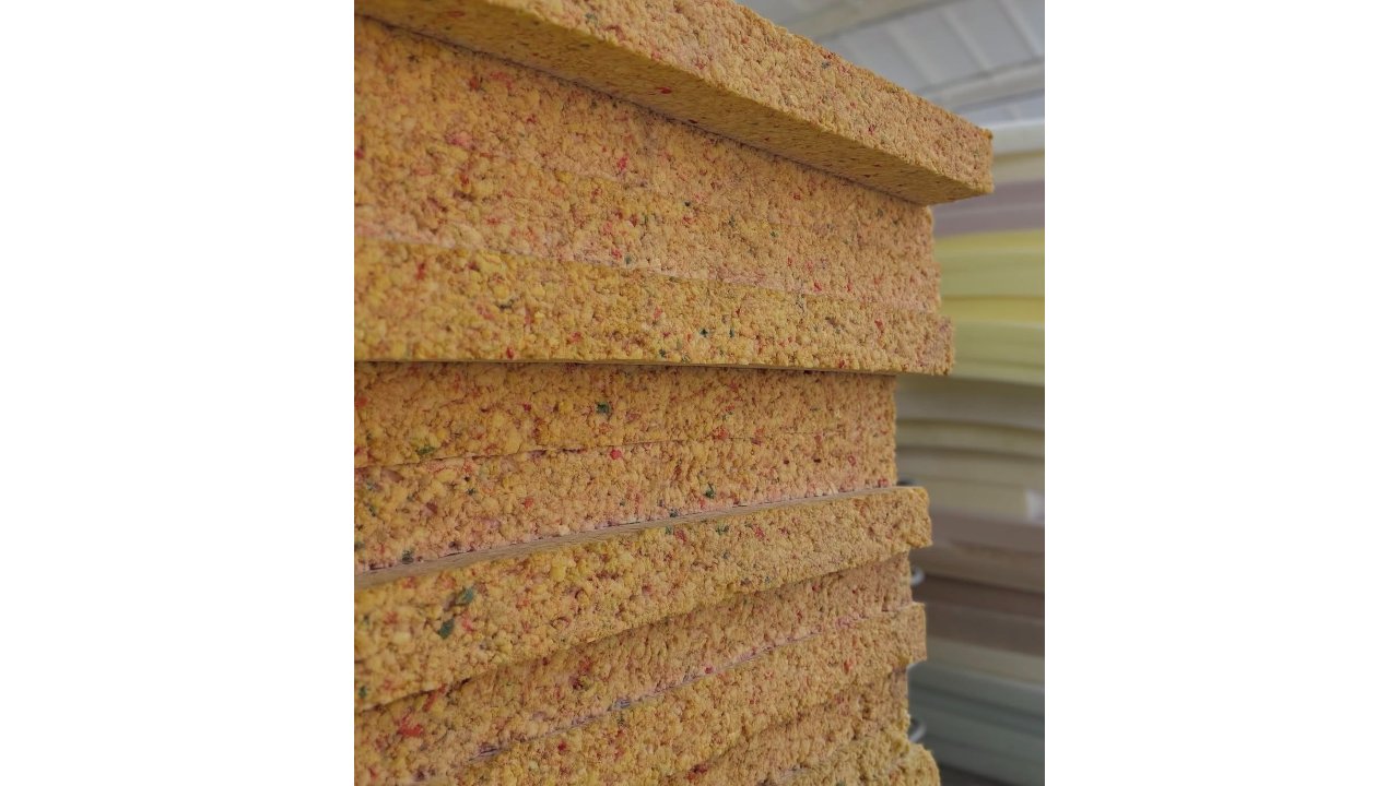 Rebonded foam