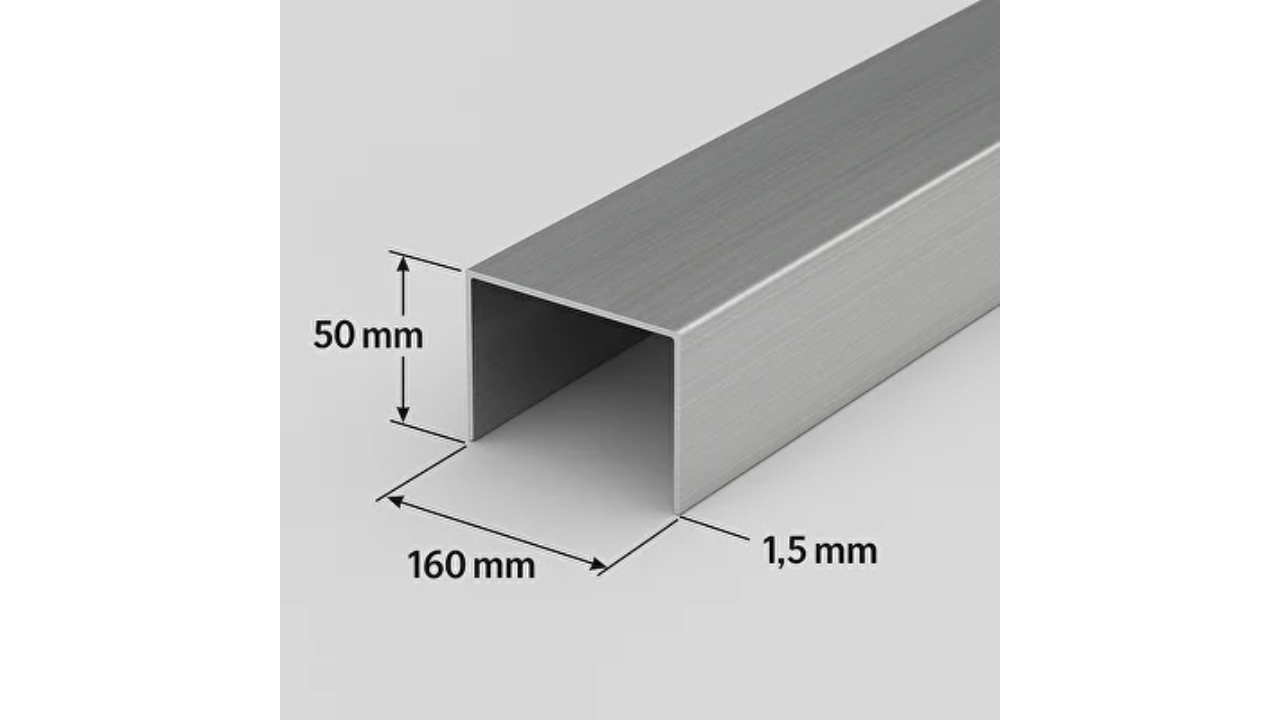 Bent Channel (U-shaped profile)