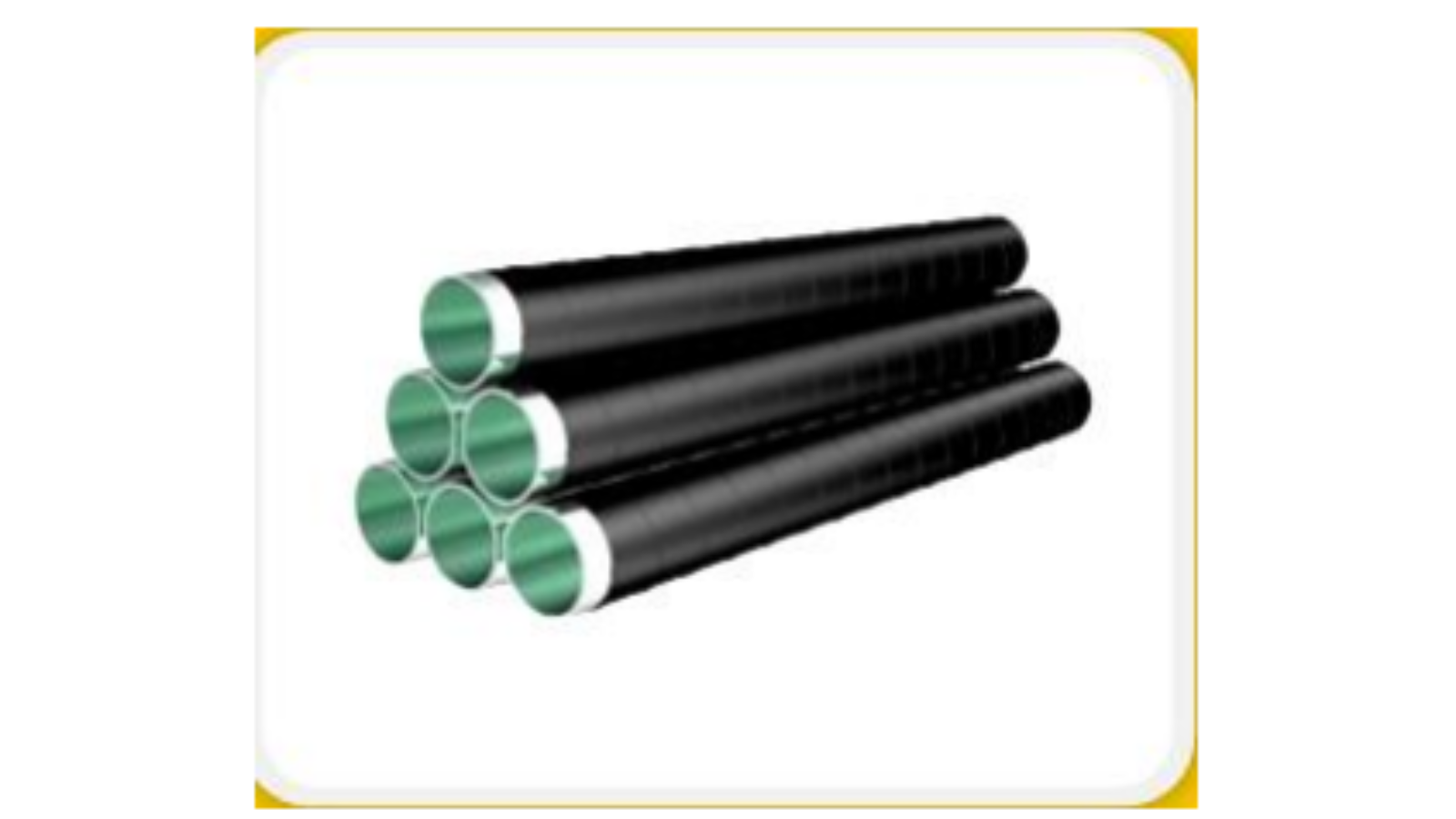 Steel pipes with internal coating