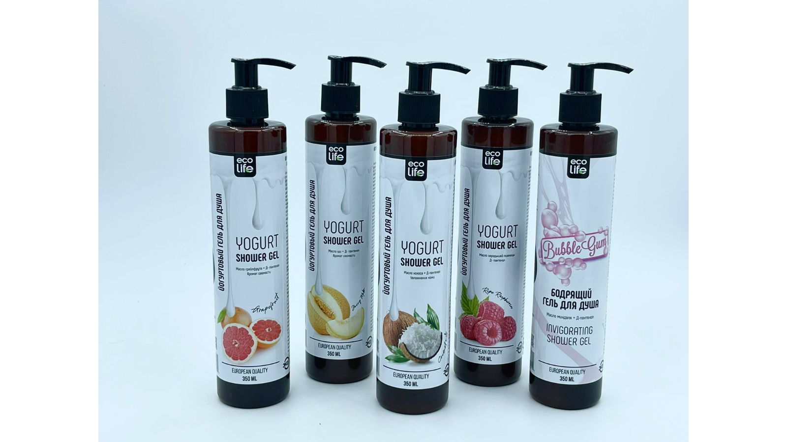 Eco-friendly detergents, household cleaning products, and natural cosmetics