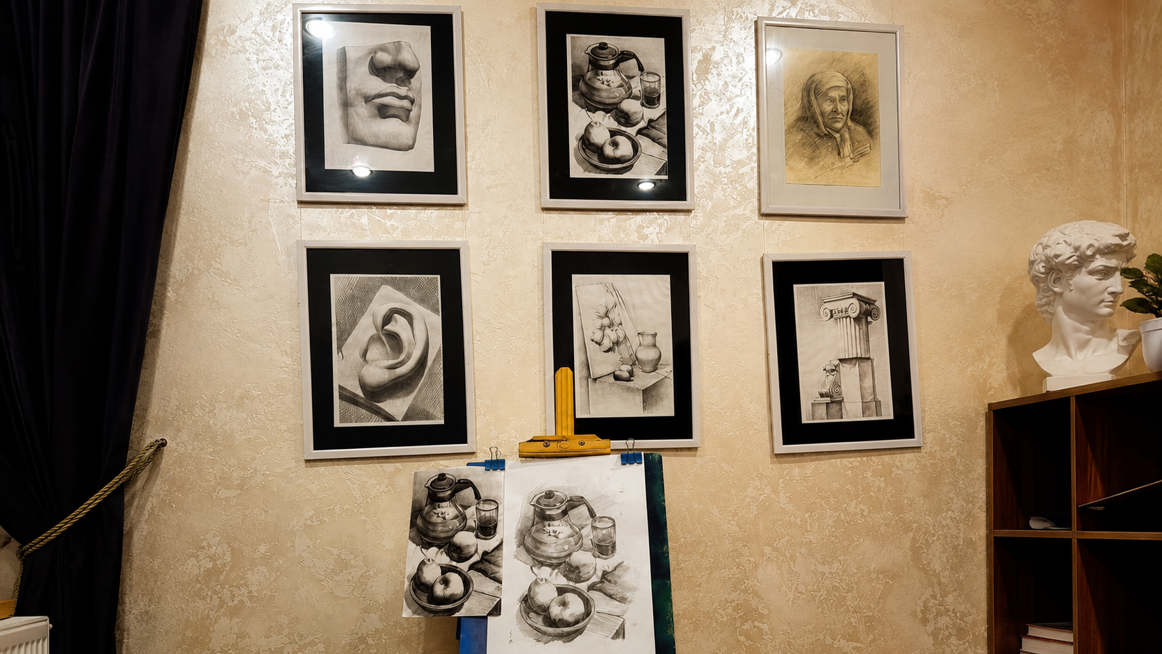 Handmade Original Paintings and Ceramic Vases