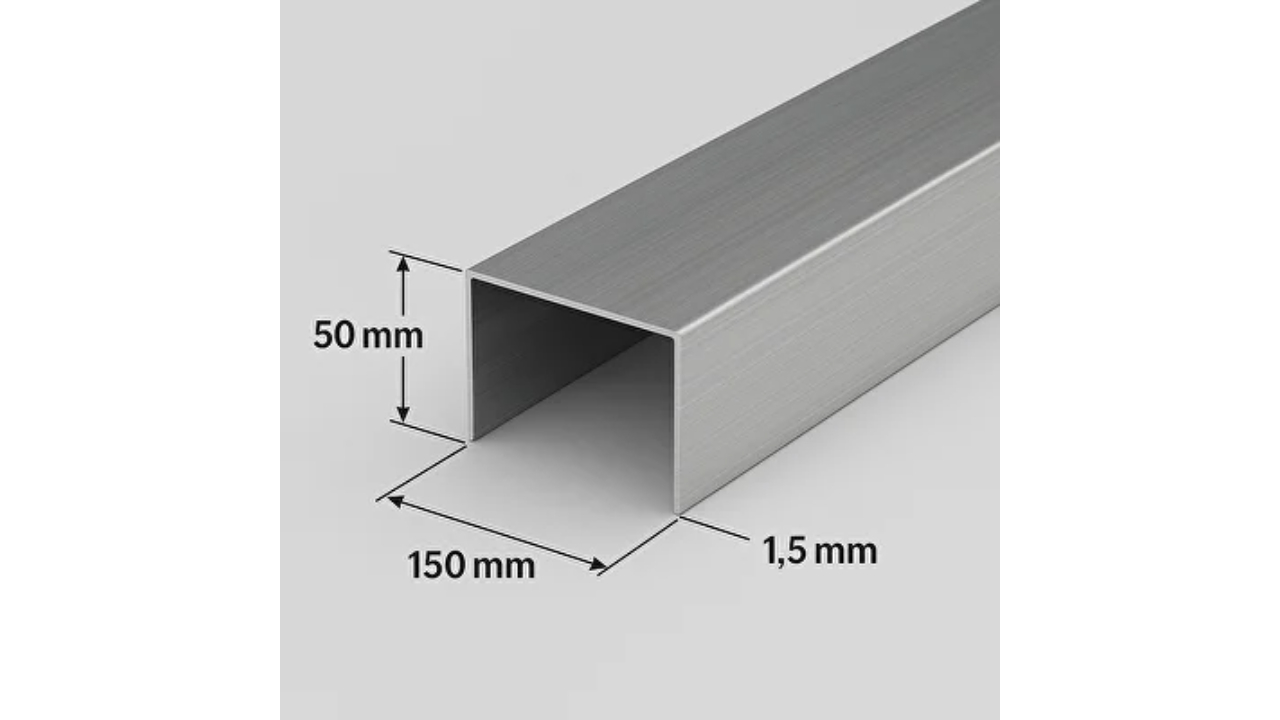 Bent Channel (U-shaped profile)