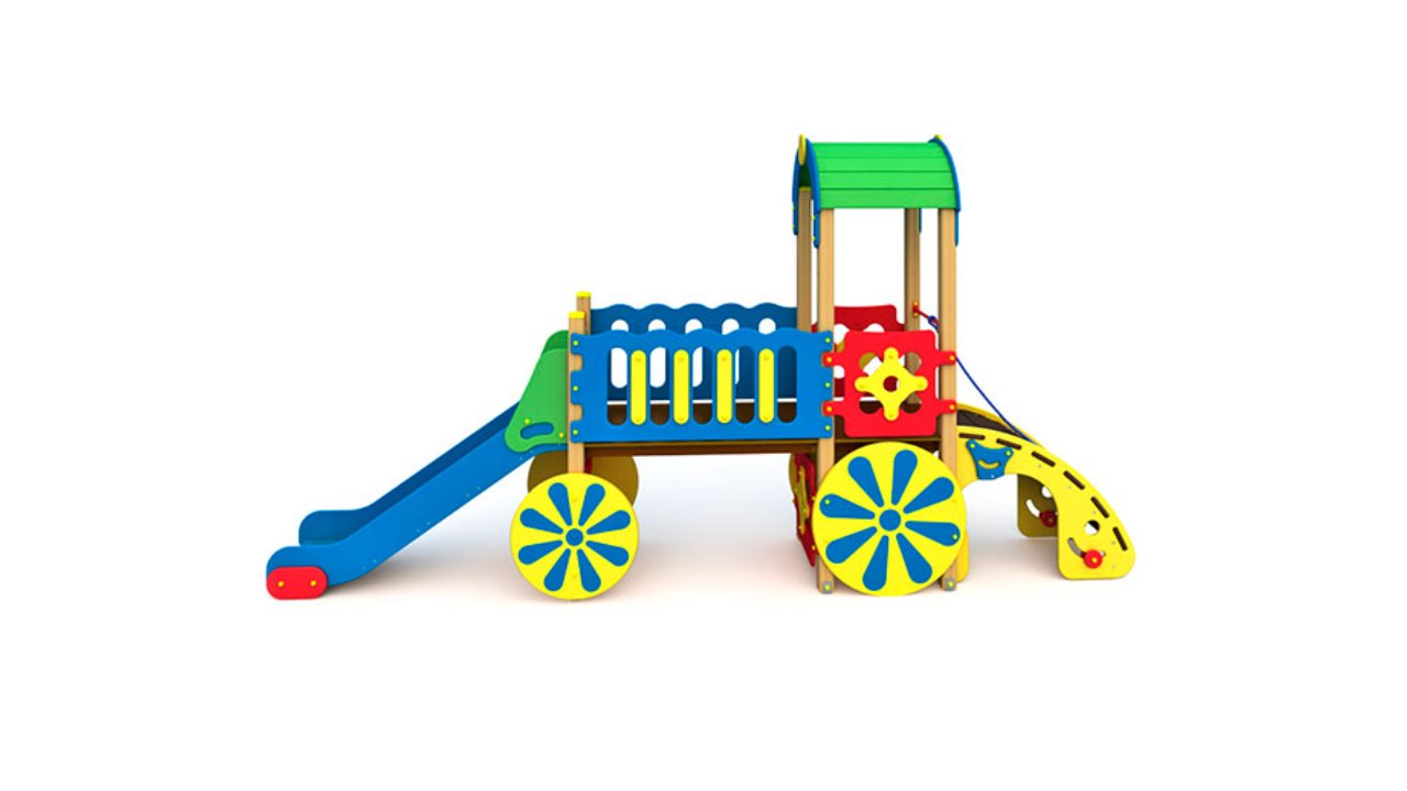 Children's play complex "Paravozik"
