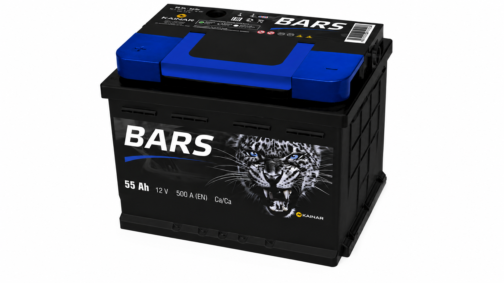 BARS Automotive Battery 55 Ah 12V 500A