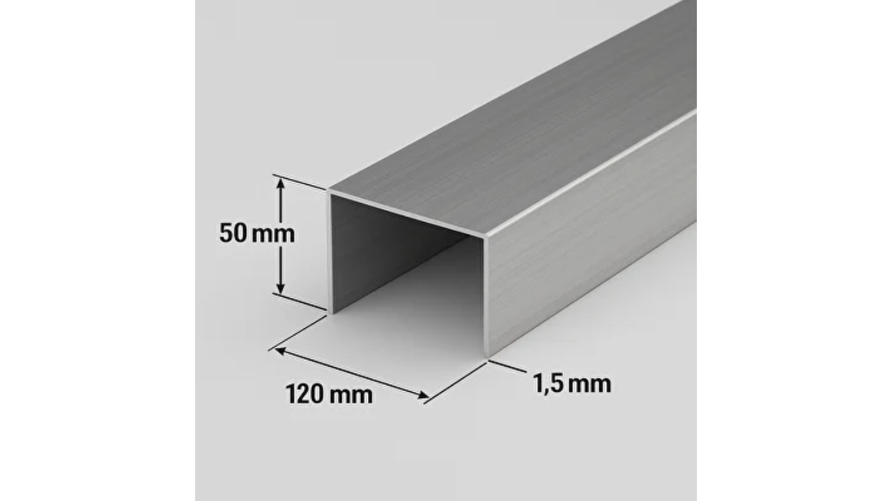 Bent Channel (U-shaped profile)